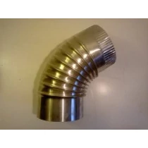 Alu Füstcső könyök 130 mm 45°