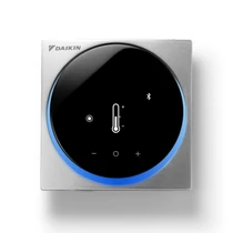 DAIKIN Madoka BRC1H52S7 fali vezérlő Ezüst színben