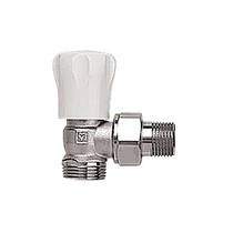 Herz 1/2" sarok radiátorszelep (3/4" euk. csatlakozással)