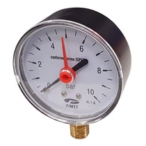 Feszmérő 63-as 0-10 bar alsós