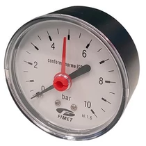 Feszmérő 63-as 0-10 bar hátsós