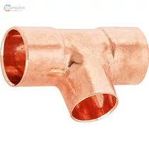 Réz forrasztható szűkített T -idom 28-22-28mm