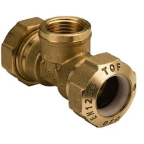 KPE csatlakozó réz T-idom 25-3/4" -25 BM