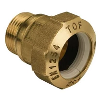 KPE csatakozó réz KM 25-3/4"