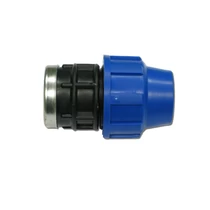 KPE csatakozó műanyag BM 25-1/2"