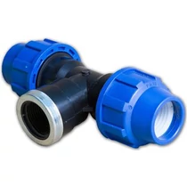 KPE T-idom műanyag BM 25-3/4"-25