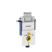 Geberit Kombifix WC szerelőelem fali WC részére 82 cm, fentről/elölről működtethető, Omega öblítőtartállyal