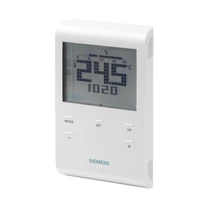 SIEMENS RDE100.1 Szobatermosztát időprogrammal és LCD-vel, elemes