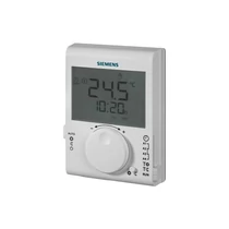 Siemens RDJ100 Szobatermosztát 24-órás időprogrammal, LCD-kijelzővel, elemes kivitel