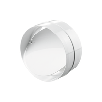 Vents 1111 D100 Műanyag Csőtoldó Visszacsapószeleppel