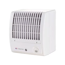 Vents 100 CFTH Turbo Magasabb Légszállítási Értékű Nagynyomású Elszívóventilátor Radiál Lapátkialakítással Páraérzékelővel és Időkapcsolóval