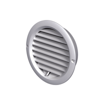 Vents MV 150 bVRD Kerek Szellőzőrács Szabályozható Zsaluval, Állítható Csőcsatlakozóval Fehér