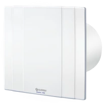 Blauberg Quatro 100 H Zárt előlappal szerelt dekor ventilátor (fehér) Időkapcsolóval, Páraérzékelővel és Golyóscsapággyal