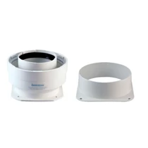 Immergas Ø 125 mm-es, fali, csatlakozó idom C9X rendszerhez, Ø 80/125 mm-es, karimás, induló idommal