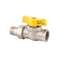 Mofém Gáz golyóscsap KB csatlakozással 1/2”