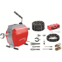 Rothenberger R 600 csőtisztitó gép 16-22mm-s spirál és szerszámkészlettel