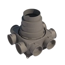 UBBINK Elosztó doboz (keskeny) 1 soros 8  csatl. Pont