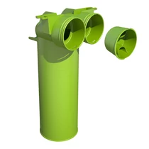 UBBINK Szelepfogadó adapter (fali/mennyezeti) hosszú csonkkal 2xDN75/63 > DN125,  90°