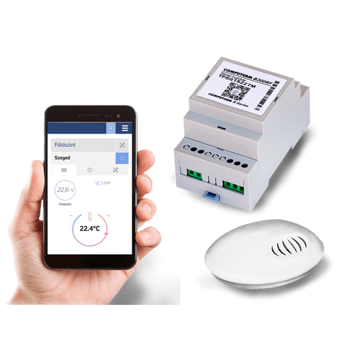 Computherm proSmart B300 RF Wifis termosztát vezeték nélküli hőérzékelővel